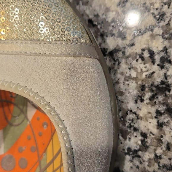 SKECHERS ACTIVE JUBILEE LEATHER BALLET FLATS. SIZE 10 - Picture 10 of 12